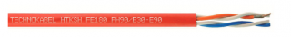 HTKSH 1x2x0,8 FE180/PH90E30-E90 ognioodporny, bezhalogenowy kabel telekomunikacyjny, szpula 500m; 1638 005 23, TECHNOKABEL  1638 005 23/TEC