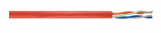 HTKSHekw 2x2x0,8 ognioodporny, bezhalogenowy kabel telekomunikacyjny, czerwony; 1639 001 23, TECHNOKABEL  0533 010 23/TEC