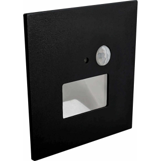 JACK PIR Black 1,5W CCT 75/120lm - Oprawa LED dopuszkowa z czujnikiem ruchu (PIR)  GXLL092/GRE