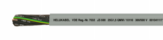 JZ-500 10G0,5 QMM Kabel elastyczny 300/500V żyły czarne numerowane; HELUKABEL  10012/HLK