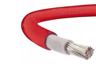 Kabel czerwony do instalacji fotowoltaicznych PV, SOLPAR H1Z2Z2-K 1X6 mm2, szpula bezzwrotna 500m; ELPAR  5901854438245/ELP