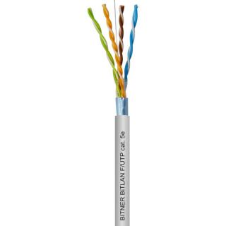 Kabel do sieci teleinformatycznych F/UTP 4x2x24AWG (0,5) cat. 5e 200MHz, skrętka ekranowana foliowana FTP, BiTLAN; BITNER  TI0007/BIT