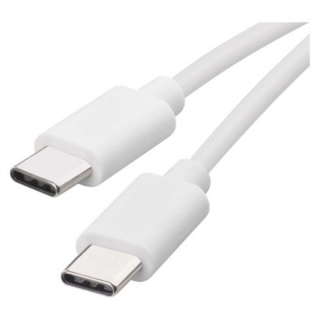 Kabel USB 2.0, wtyk C - C, szybkie ładowanie, transmisja danych, 1 m, biały  SM7027W/EMO