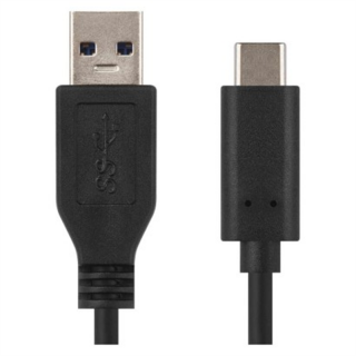 Kabel USB 3.1, wtyk A - C, szybkie ładowanie Quick Charge, transmisja danych, 1 m, czarny  SM7021BL/EMO