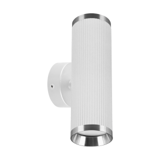 Kinkiet nad łóżko do sypialni FRIDA WLL 2xGU10 WHITE/CHROME  04204/IDE