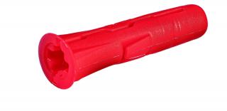 Kołek rozporowy uniwersalny UNO fi.6 mm czerwony bez wkręta (słoik 1000szt); RAWLPLUG  R-C1-UNORED/RAW