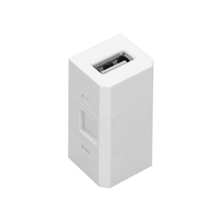 Kostka z gniazdem USB do gniazda meblowego OR-GM-9015/W  OR-GM-9011/W/USB/ORN