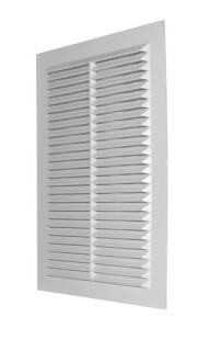 Kratka wentylacyjna classic wentylator 140x140mm, wymiary zewn: 137x137x8mm, biały, D/140 W; 007-0169, DOSPEL  007-0169/DOS