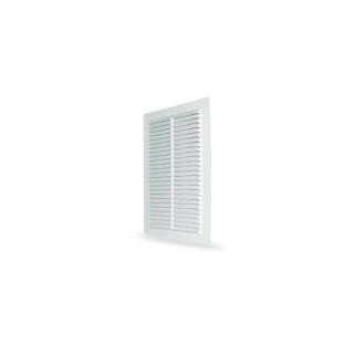 Kratka wentylacyjna classic wentylator 170x240mm, wymiary zewn: 170x240x8mm, biały, D/170x240 W; 007-0171, DOSPEL  007-0171/DOS
