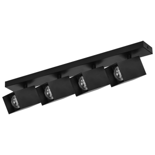 KUBAR SP 4, oprawa ścienno-sufitowa, 4xGU10, IP20, czarna  AD-OP-6512BGU10/ORN