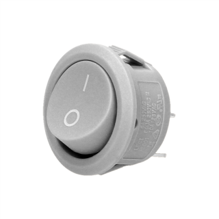 Łącznik kołyskowy okrągły, szary  OR-AE-13180/G/ORN