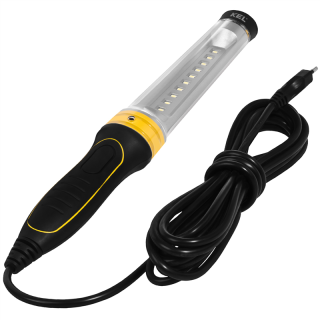Lampa warsztatowa LED, 0,5Wx10 led, IP20, 2X0,75MM2/5m, H05VV-F, 250lm; z wyłącznikiem i hakiem  W-98732/PLR