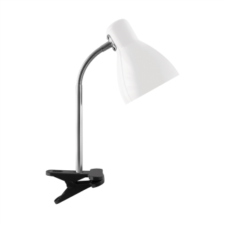 Lampka biurkowa KATI E27 WHITE CLIP  02861/IDE
