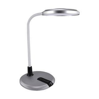 Lampka biurkowa SMD LED PLATON LED SILVER  04228/IDE