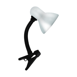 Lampka biurkowa TOLA E27 SILVER CLIP  02856/IDE
