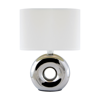 Lampka stołowa GOLF E14 CHROME/WHITE  03544/IDE