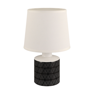 Lampka stołowa TOPIK E14 WHITE/BLACK  04103/IDE