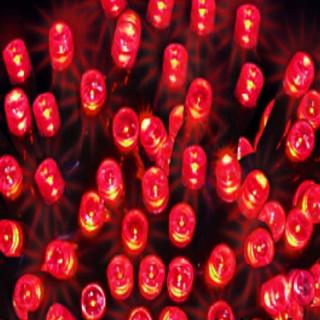 Lampki LED wewnętrzne 100L 9,9m+gn. czerwony 6W  37-193/BUL
