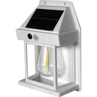 LANTER SOLAR W NW 100lm - Kinkiet LED elewacyjny SOLAR z czujnikiem ruchu PIR  GXSO025/GRE