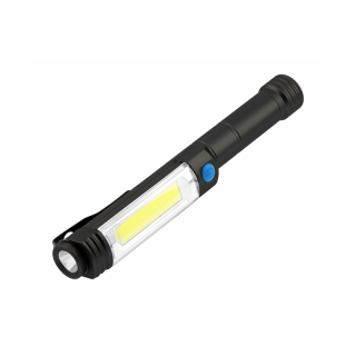 Latarka LED na baterie 3xAA, 6W, 400lm, 6400K, IP44, czarny  LT-LB6WT2-60/GTV