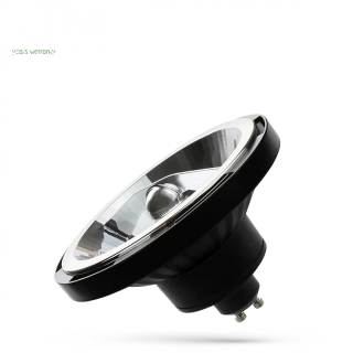 LED Ar111 GU10 230V 12W COB 15ST WW Czarny Spectrum 5 LAT Gwarancji  WOJ+14570/WOJ