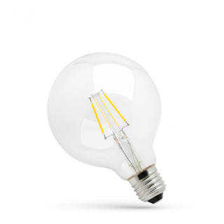 LED GLOB G95 E-27 230V 4W COG WW Clear Dimmable Spectrum  WOJ+14643/WOJ