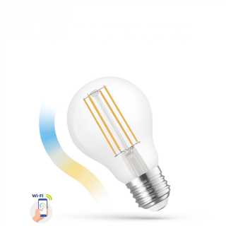 LED GLS 5W E-27 COG 230V Cct+dim Clear Wi-fi Spectrum Smart  WOJ+14418/WOJ