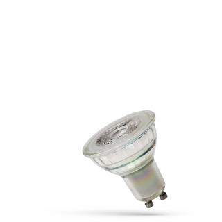 LED GU10 230V 5,5W SMD 38st WW z Soczewką Szklana Dimmable Spectrum  WOJ+14696/WOJ