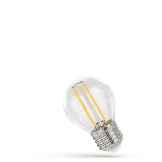 LED Kulka E-27 230V 1W COG WW Clear Spectrum  WOJ+14581/WOJ
