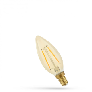 LED Świecowa E-14 230V 4,9W COG WW Retroshine Spectrum  WOJ+14458_4.9W/WOJ