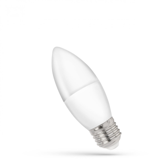 LED Świecowa E-27 230V 1W WW Spectrum  WOJ+14454_1W/WOJ