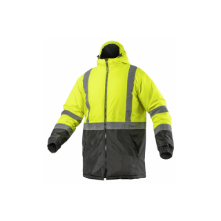 LEDA kurtka ostrzegawcza parka ocieplana żółta XL (54)  HT5K330-XL/GTV