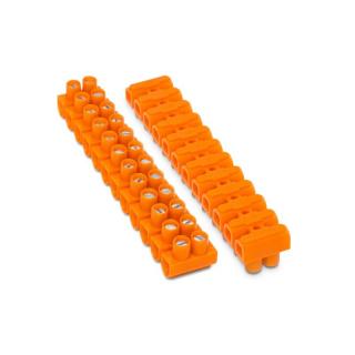 Listwa zaciskowa 16mm2 ,12-torowa 250V termoplastyczna, pomarańczowy; W-97749, PLASTROL  W-97749/PLR