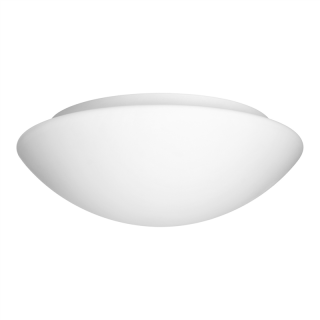 LUBA oprawa 3xE27 z mikrofalowym czujnikiem ruchu, moc max. 3x60W, biała-stal, klosz matowy-szkło, IP44  AD-PL-6281WE27SMM/ORN