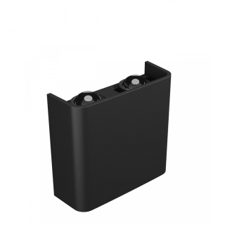 Lunarix 2 Kinkiet 4W CCT 230V IP54 RA90 110x110x40 MM Czarny, Świeci GÓra/dÓŁ  SLIP007018/WOJ