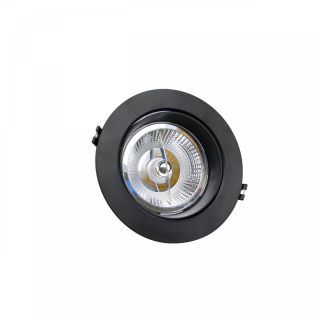 MDD MAXI PC UNO Round Ar111 GU10 X 1 IP20 Fi165x41mm Czarny  SLIP002015/WOJ