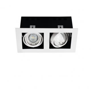 MERIL DLP-250-W Oprawa sufitowa punktowa downlight LED GU10 2x max 10W IP20  26481/KAN