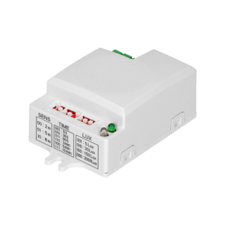 Mikrofalowy czujnik ruchu mini, 360°/180°, z regulacją zworkową, IP20, 1200W  OR-CR-282/ORN