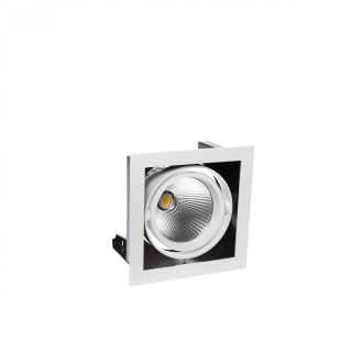 Modern-day 1x1led COB Citizen 40st 230V 27W IP20 WW Downlight + Zasilacz  SLI015012WW/WOJ