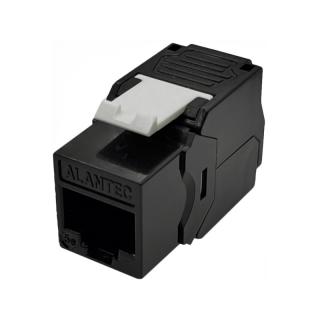 Moduł keystone RJ45 beznarzędziowy UTP ALANTEC, 5E czarny  MB008-BK/ALA