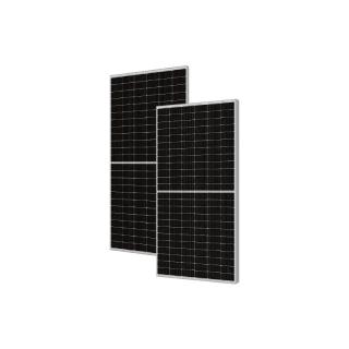 Moduły PV Das Solar, mono-Si, ogniwa połówkowe P-type 182mm 16-BB, 2x72psc, kable ok. 140cm, moc STC 550Wp, wym.:2278x1134x35, k.p.: złącze EVO2, sprawność 21,3%, waga 27,3kg, srebrna rama (SF), 31szt na palecie  DAS-WH144PA-550_SF/EMK