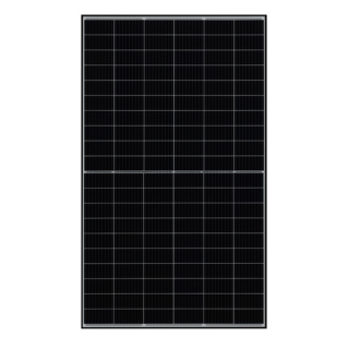 Moduły pv JA Solar, mono-Si, dwustronny, ogniwa połówkowe N-type 182mm 16-BB, 2x54psc, kable ok. 110cm, moc STC 455Wp, wym.:1762x1134x30, k.p.: złącze MC4-EVO2, sprawność 22,8%, waga 22kg, rama czarna, 36szt na palecie  JAM54D40-455/LB_BF/EMK