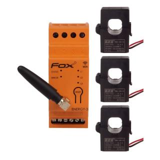 Monitor energii elektrycznej WI-FI 3F+N,FOX ENERGY 3, WI-MEF3 100A  WI-MEF-3-100/FIF
