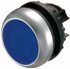 Napęd przycisku pojedyńczego podświetlany, z samopowrotem płaski, niebieski, M22-DL-B; 216931, EATON ELECTRIC  216931/EAT