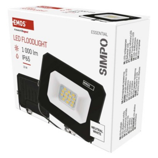 Naświetlacz LED SIMPO 10 W neutralna biel  ZS2213/EMO
