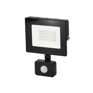 Naświetlacz Led Smd Kastel 20w 6000k 1650lm Ip65 Czarny Cz. Pir  S-C64-S-LFK-020BL-6K/BMK