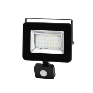 Naświetlacz Led Smd Lofot 20w 6000k 1800lm Ip65 Czarny Cz. Pir  S-C65-S-LFS-020BL-6K/BMK