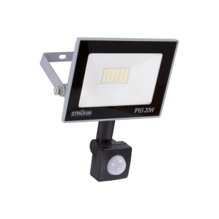Naświetlacz SMD LED z czujnikiem ruchu KROMA LED S 20W GREY CW  03705/IDE