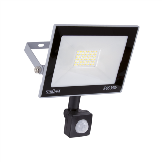 Naświetlacz SMD LED z czujnikiem ruchu KROMA LED S 30W GREY CW  03706/IDE