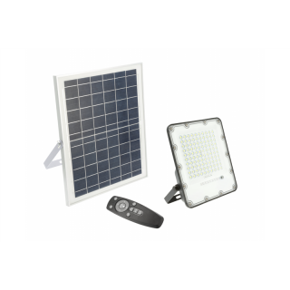 Naświetlacz solarny BRAVOS, LED, 1000lm, 6400K, 10500mAh, IP65, 120°, pilot  LD-BRAVOS100W-64/GTV